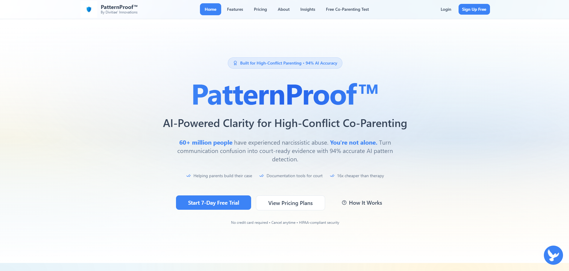 PatternProof™ - Legal Tech project screenshot